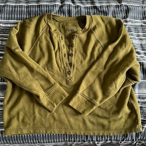 Madewell Fleece Henley